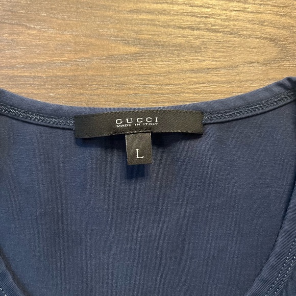 Gucci Navy Blue Mens Shirt - Picture 3 of 7
